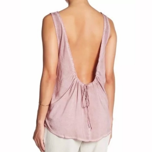 Young Fabulous & Broke Tops - Young Fabulous & Broke Scoop Back Tank Top